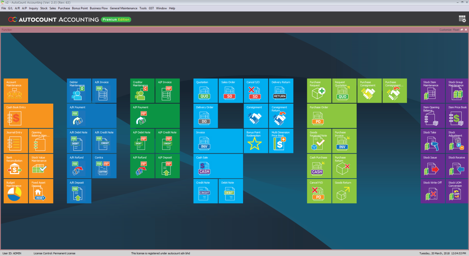 AUTOCOUNT INTEGRATED SOLUTIONS | ONTHEGO SOFTWARE LAB PTE LTD